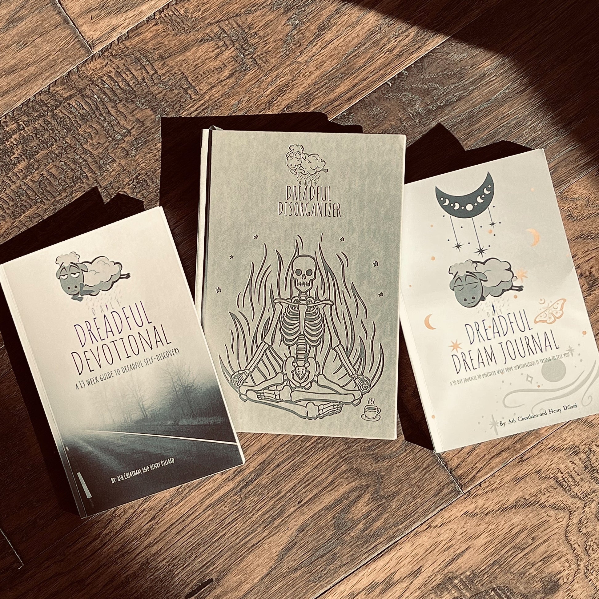 The Daily Dreadful Devotional, The Daily Dreadful Disorganizer, & The Daily Dreadful Dream Journal are all available together