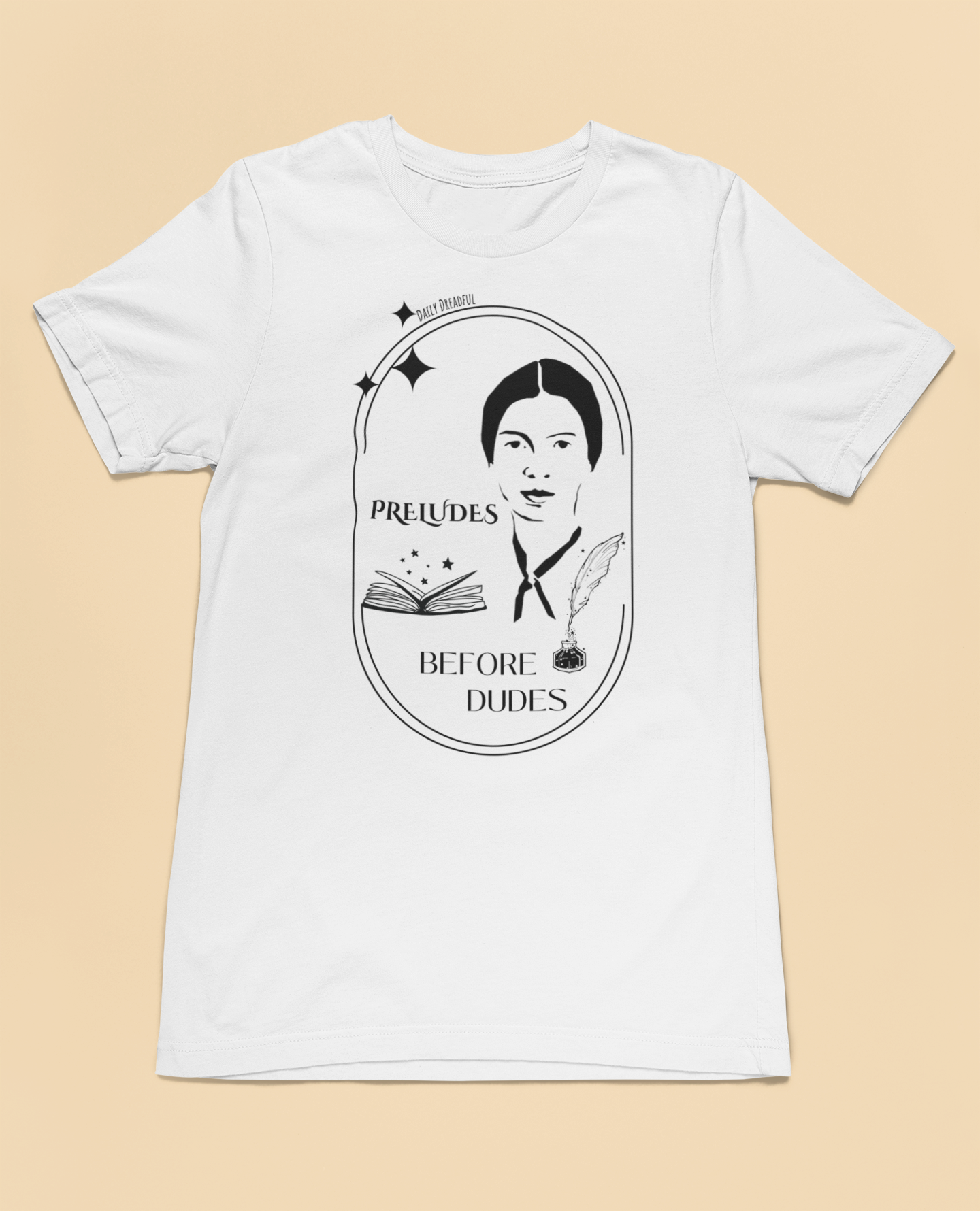 Preludes before Dudes Emily Dickenson T-shirt