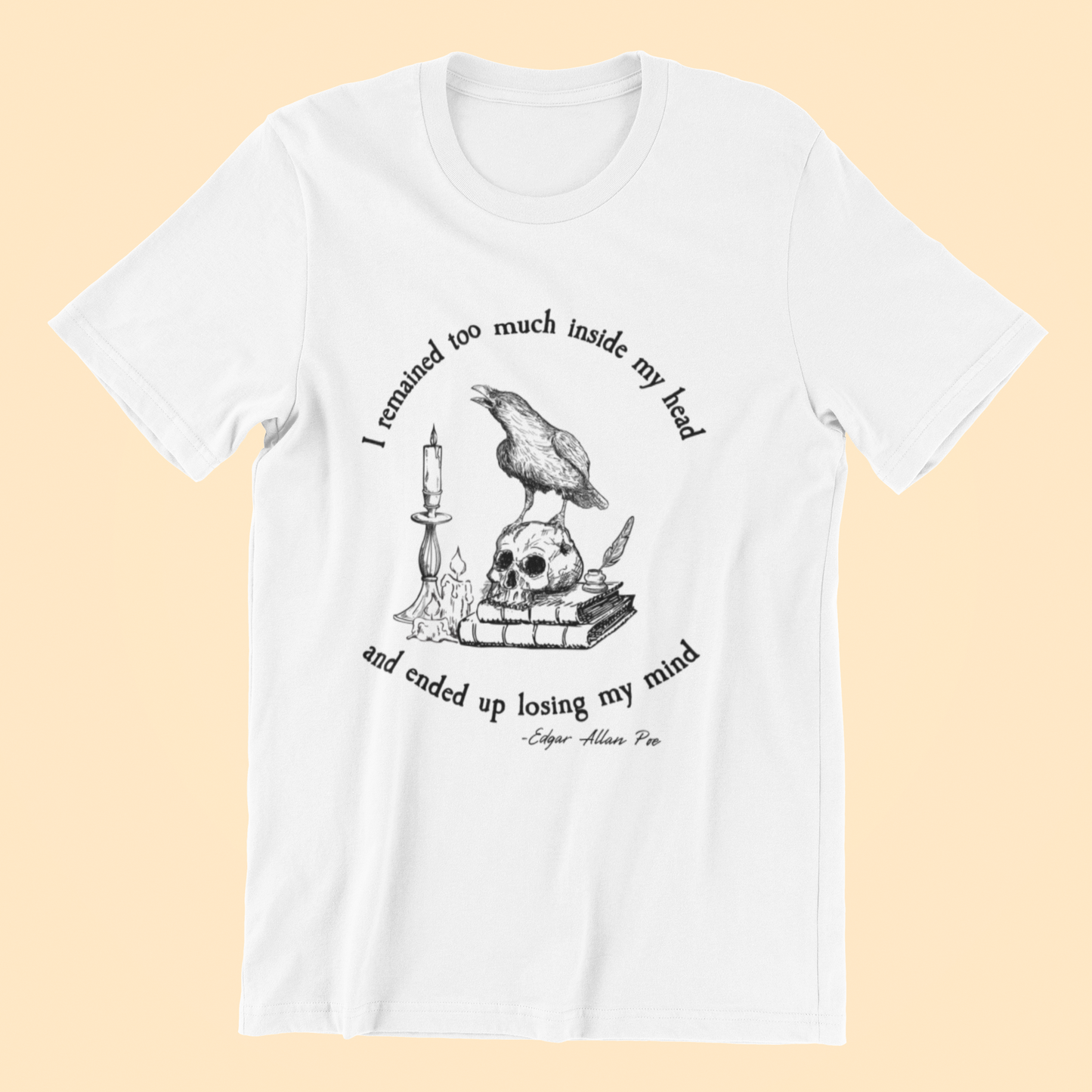In My Head Poe Crow T-Shirt