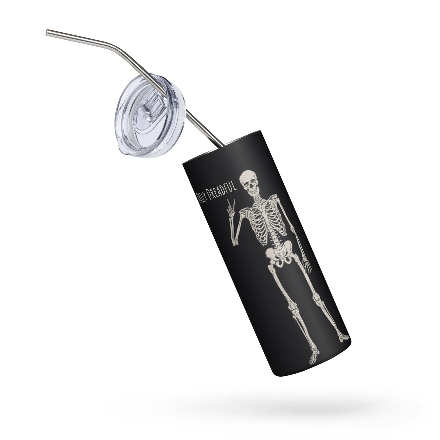 "Peace Out Skelly" Stainless Steel Tumbler