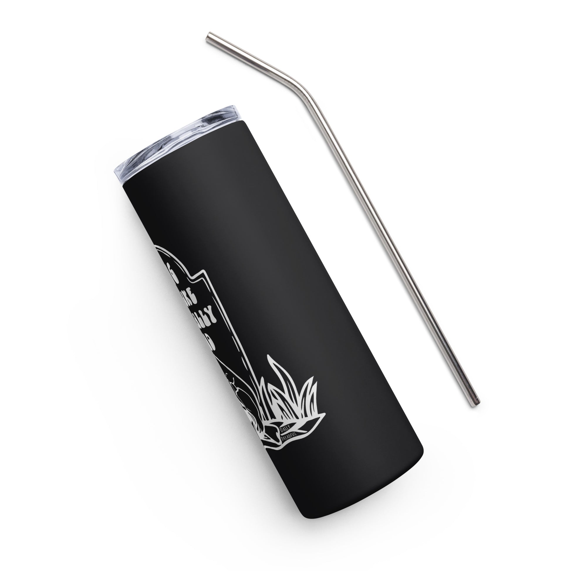 "OMG Dead" Stainless Steel tumbler from Daily Dreadful