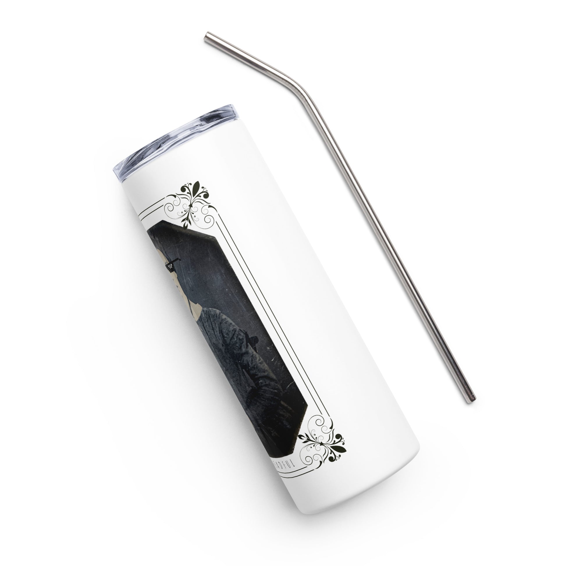 "Thug Emily Dickinson" Stainless steel tumbler