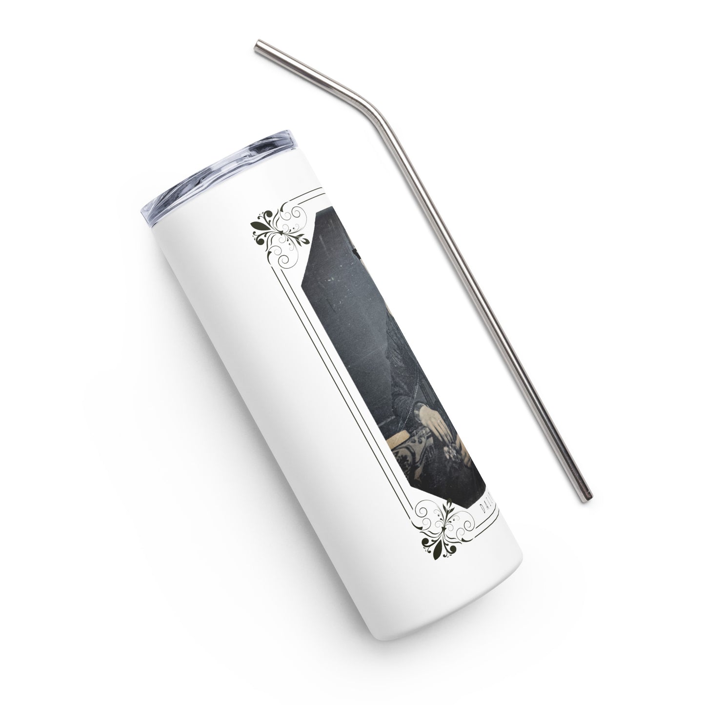 "Thug Emily Dickinson" Stainless steel tumbler
