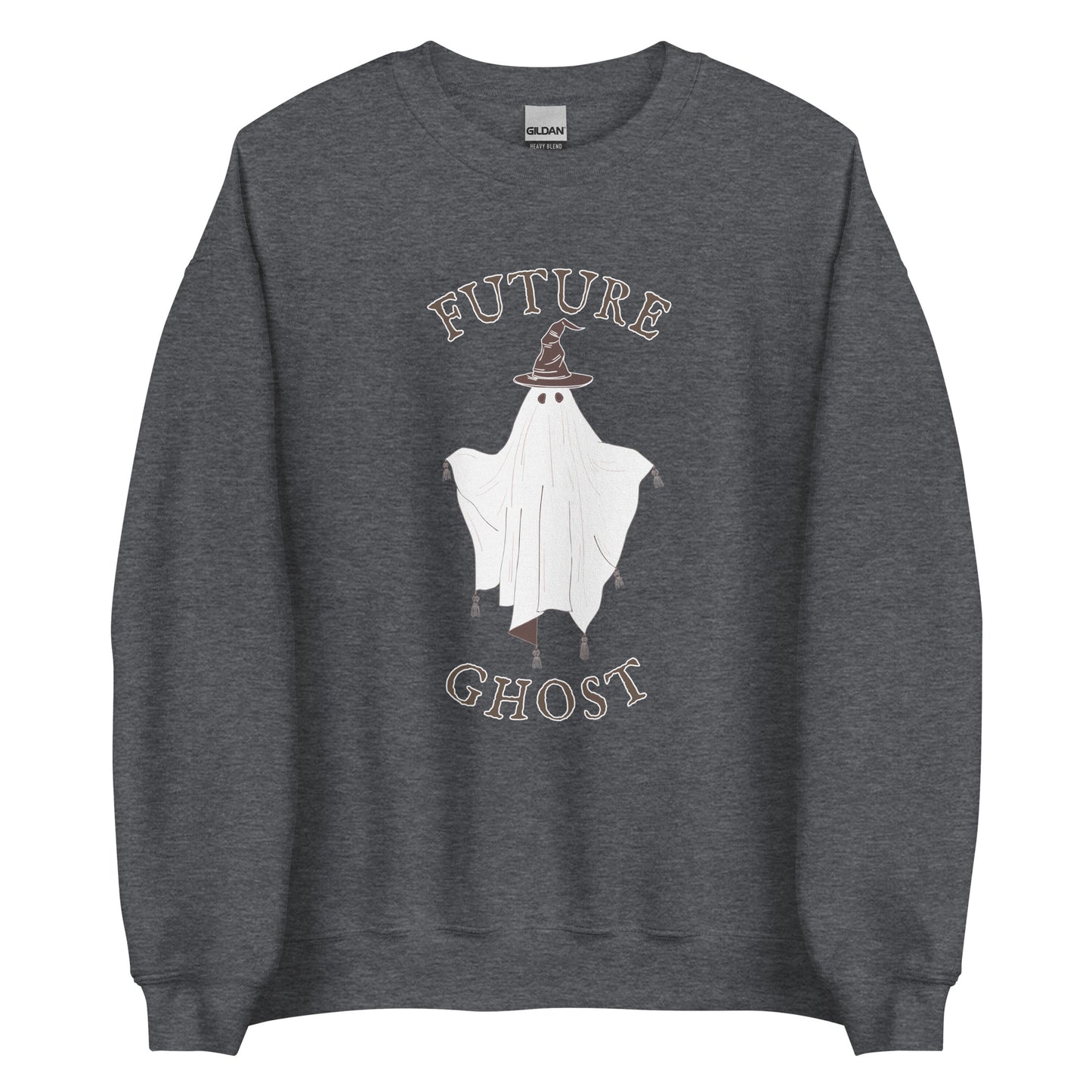 dark heather unisex future ghost sweatshirt