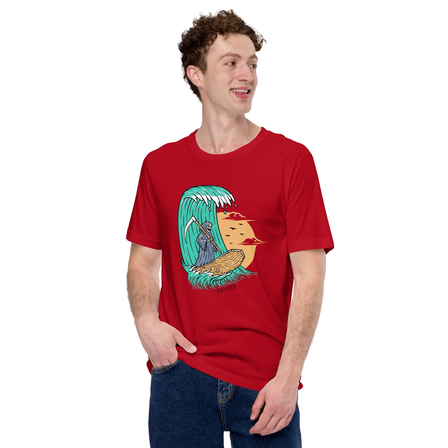Men's Hang Dead red t-shirt, tee shirt, tee