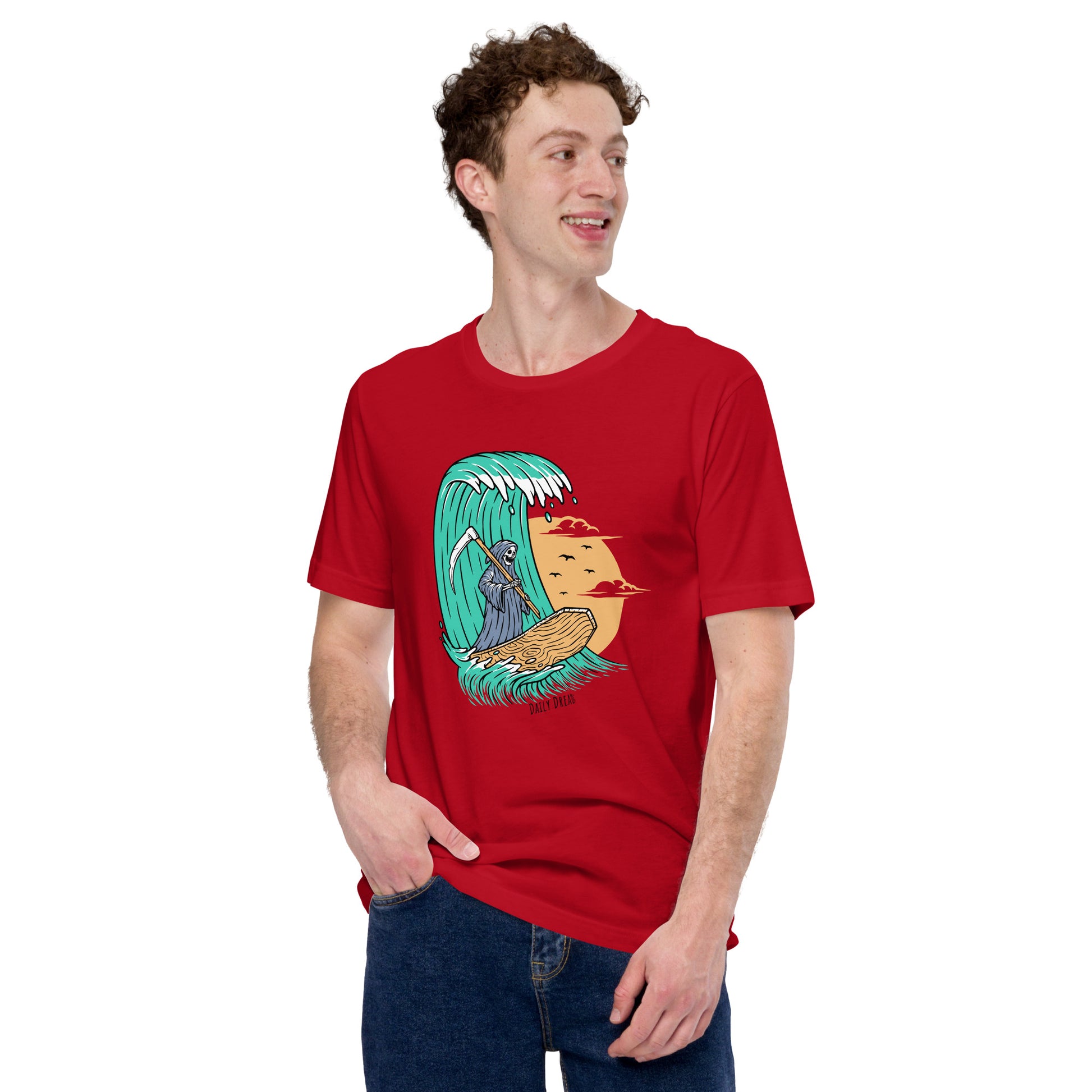 Men's Hang Dead red t-shirt, tee shirt, tee