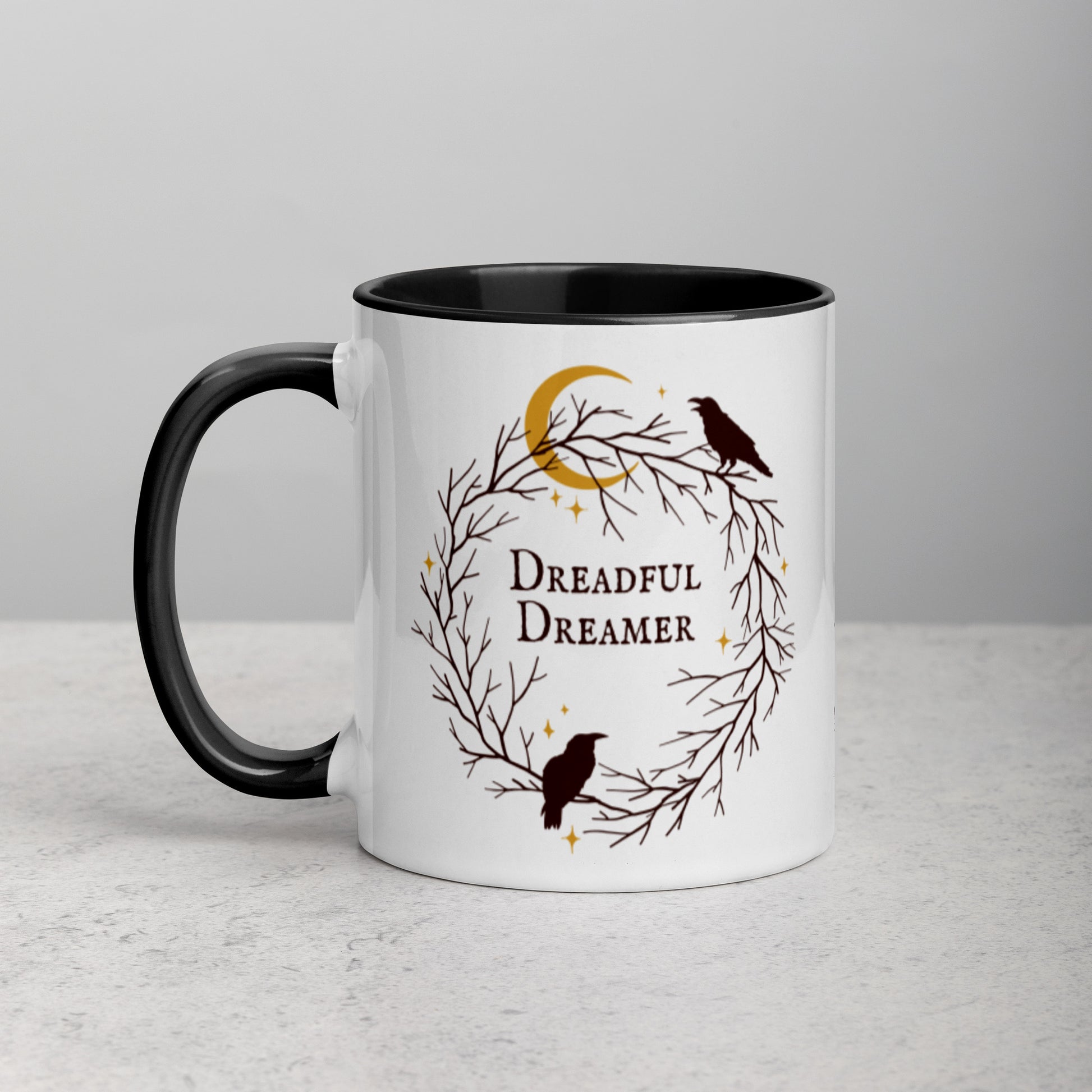 Dreadful dreamer moth coffee mug