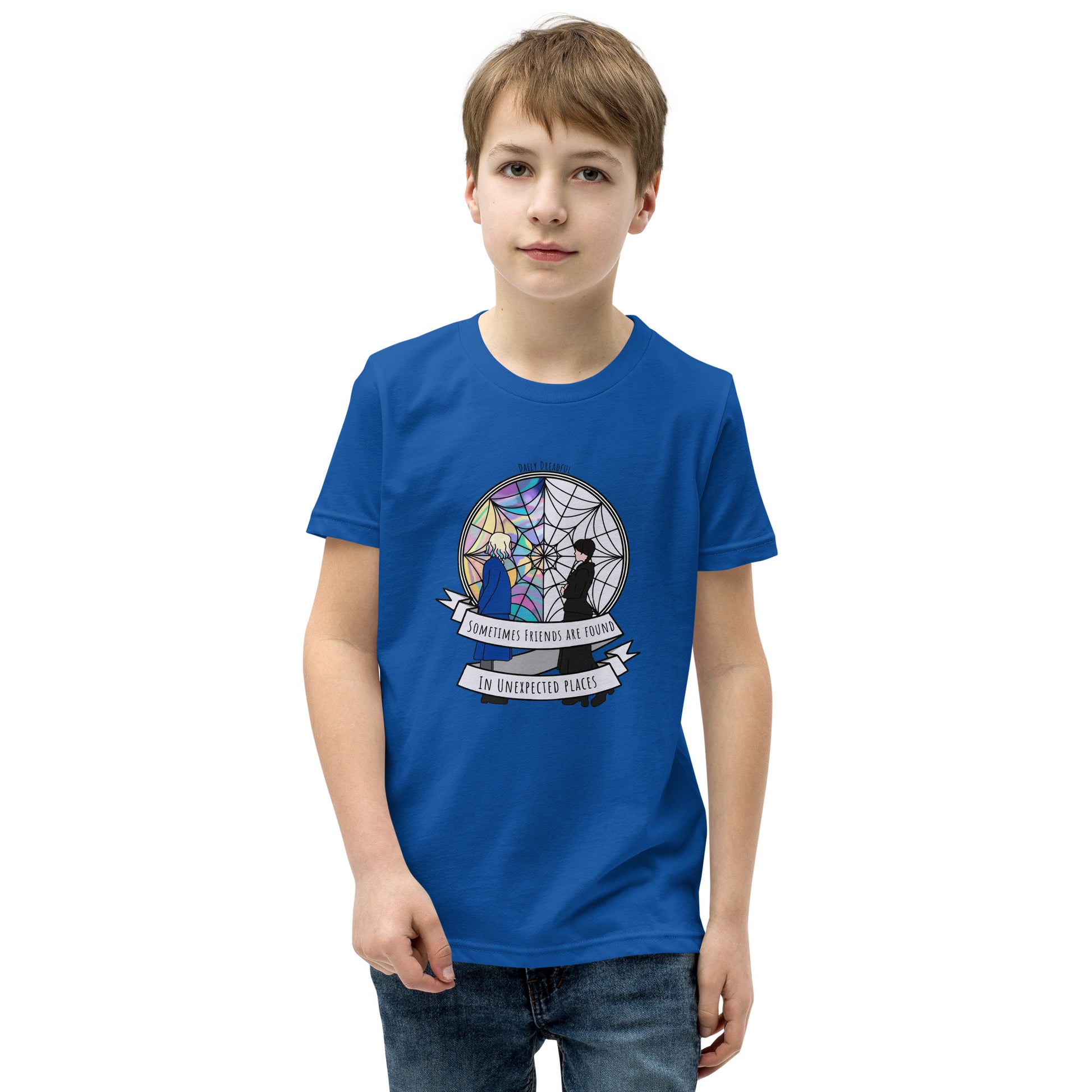 true royal "BFF's" Youth Short Sleeve T-Shirt from Daily Dreadful